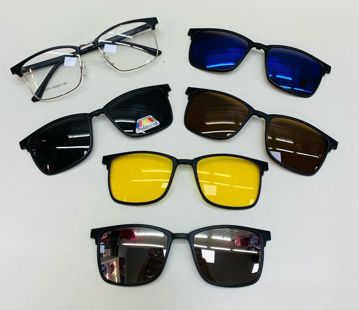 LENTES CLIP ON 6 EN 1 UNISEX FORMA
